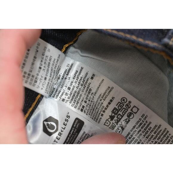 Levi's 541 Athletic Fit Stretch Denim Blue Work Jeans Mens Sz 44 x 30 - Picture 6 of 10